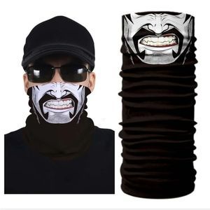 Bandana Neck Gaiter Skull Face Mask Bandanas Tube Breathable Rave Face Scarf US